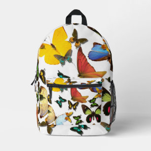Colourful Butterfly Pattern All over print backpac Printed Backpack