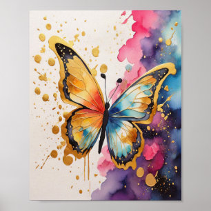 Colourful Butterfly Poster