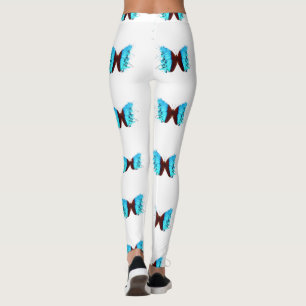 Colourful Butterfly Print Leggings