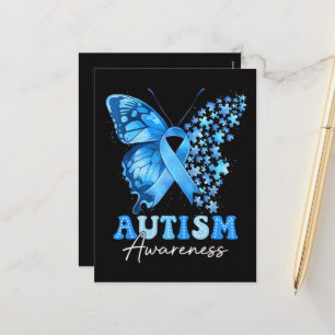 Colourful Butterfly Puzzle Holiday Postcard