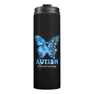 Colourful Butterfly Puzzle Thermal Tumbler