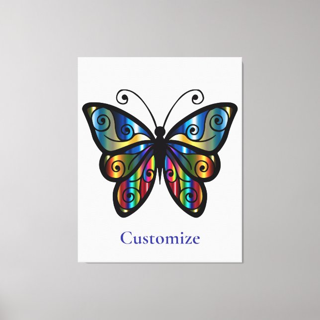 Colourful Butterfly Thunder_Cove Canvas Print (Front)
