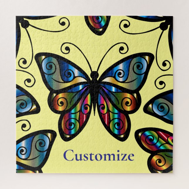 Colourful Butterfly Thunder_Cove Jigsaw Puzzle (Vertical)