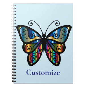 Colourful Butterfly Thunder_Cove Notebook