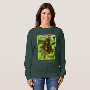 Colourful Butterfly Watercolor Nature Personalised Sweatshirt