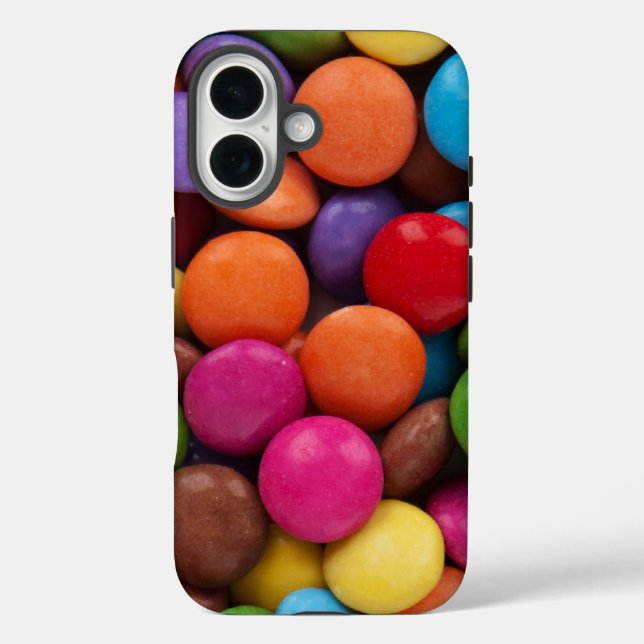 colourful Button Candy case cover (Back)
