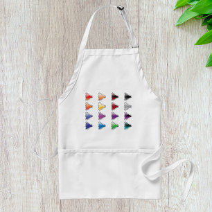 Colourful Button Icons Standard Apron