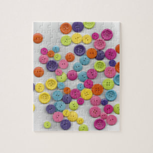 Colourful Buttons Here Jigsaw Puzzle