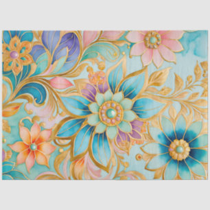 Colourful Byzantine Jewel Art Tissue Paper
