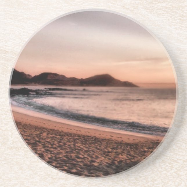 Colourful Cabo sunset Coaster (Front)