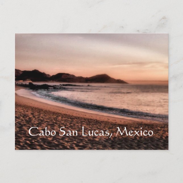 Colourful Cabo sunset Postcard (Front)