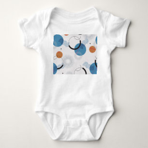 Colourful Cactus: Cute Seamless Pattern Baby Bodysuit
