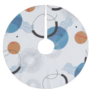 Colourful Cactus: Cute Seamless Pattern Brushed Polyester Tree Skirt