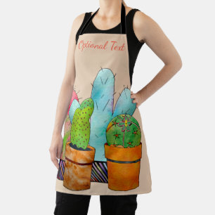 Colourful Cactus Garden Apron