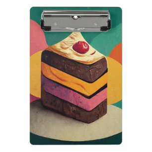 Colourful Cake-Designed Mini Clipboard
