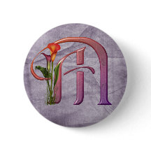 Colourful Calla Initial M