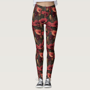 Colourful Calla Lilies Her Birthday Gift Gym Clot Leggings