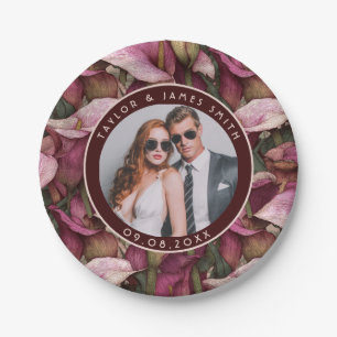 Colourful Calle Lilies Plates For Rehearsal Dinner