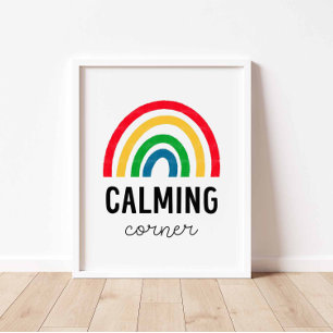 Colourful Calming Corner Poster
