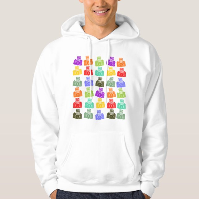 Colourful Cameras Hoodie (Front)