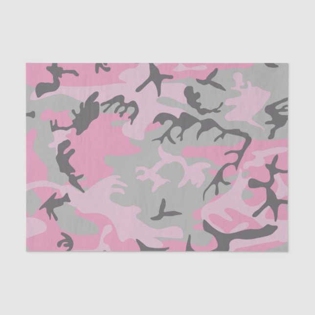 Colourful Camouflage Design Tissue Paper (Front)