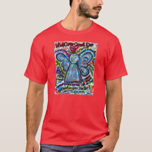 Colourful Cancer Angel - Custom Team Walk Shirt