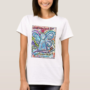 Colourful Cancer Angel T-shirt