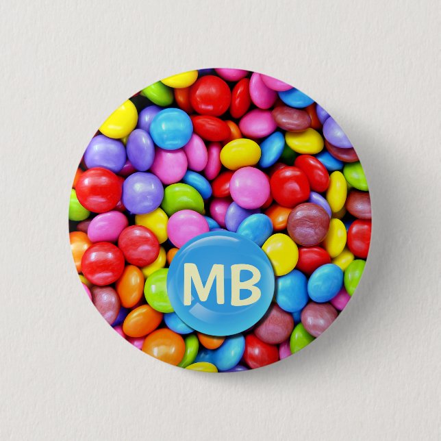 Colourful Candies 6 Cm Round Badge (Front)
