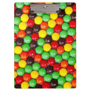 Colourful candies clipboard