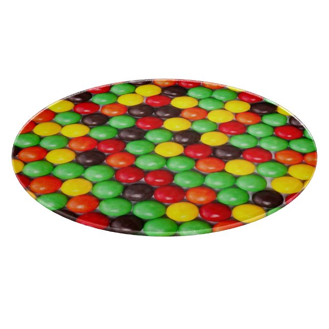 Colourful candies cutting board (Corner)