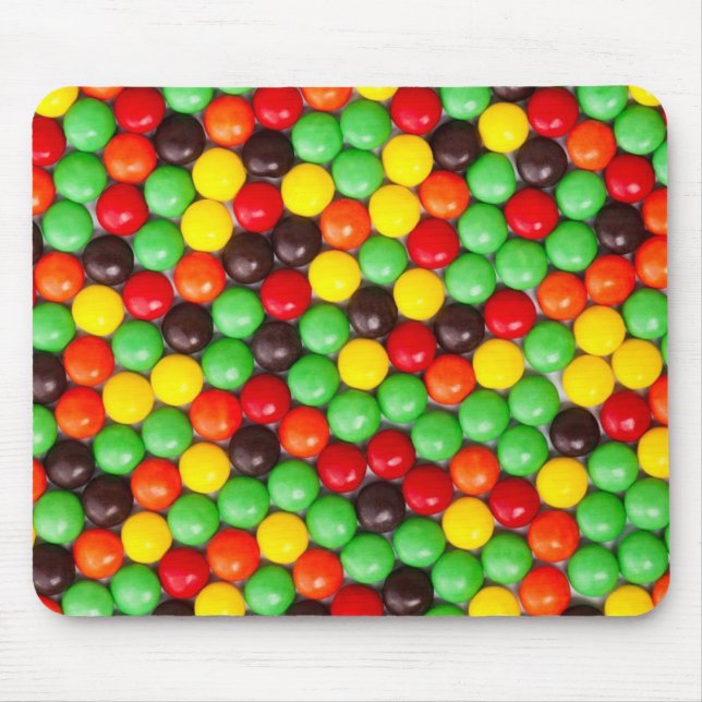 Colourful candies mouse mat (Front)
