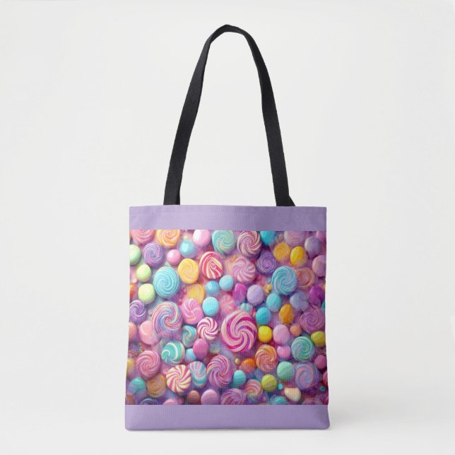 Colourful Candies  Tote Bag (Front)