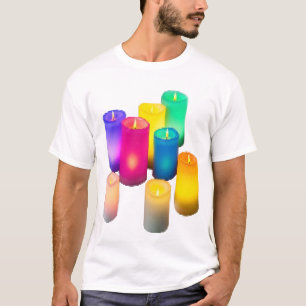 Colourful candle light T-Shirt