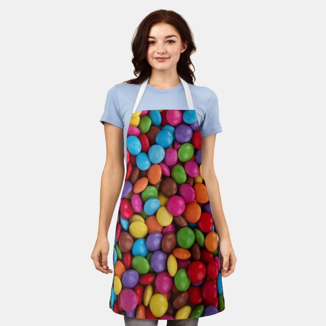 Colourful Candy, Candy Buttons, Sweets, Food Apron (Worn)