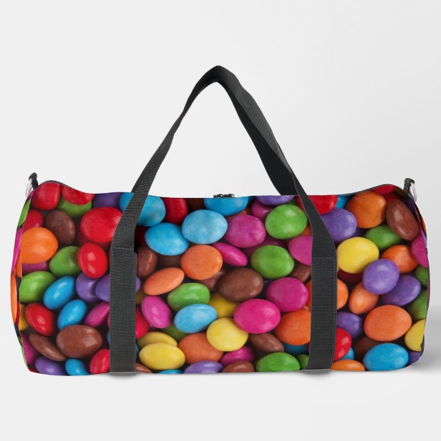 Colourful Candy, Candy Buttons, Sweets, Food Duffle Bag (Front)