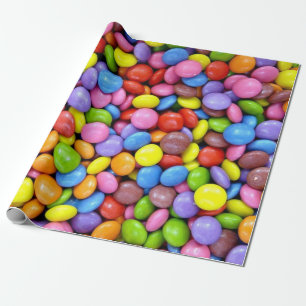 Colourful Candy Christmas Wrapping Paper