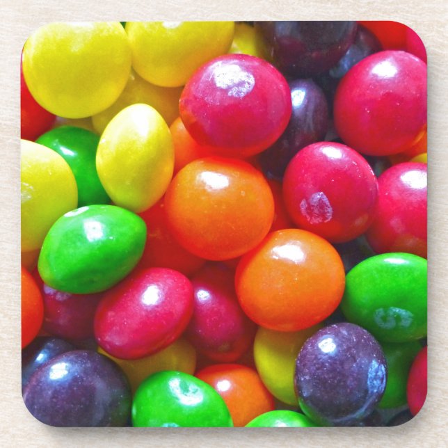 Colourful Candy Coaster (Front)