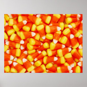 Colourful Candy Corn Poster