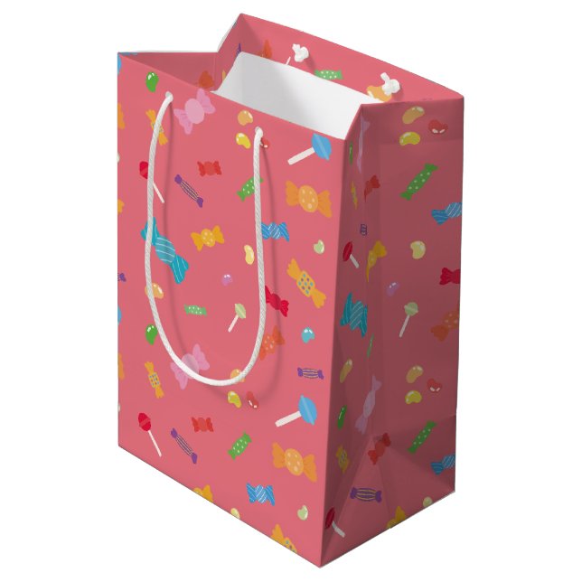 Colourful Candy Dreams Gift Bag (Back Angled)