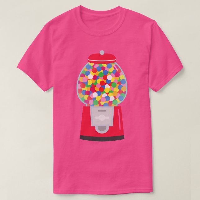 Colourful Candy Gumball Machine T-Shirt (Design Front)