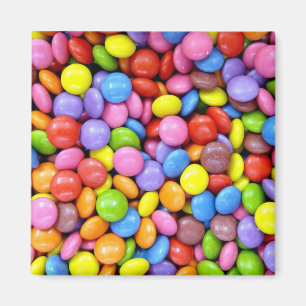 Colourful Candy Pattern Magnet