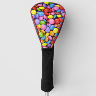 Colourful Candy Pieces Golf Head Cover