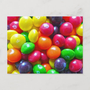 Colourful Candy Postcard