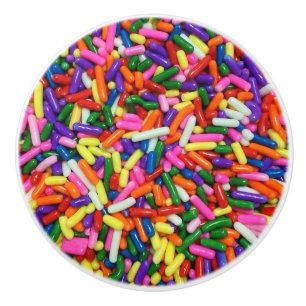 Colourful Candy Sprinkles Ceramic Knob