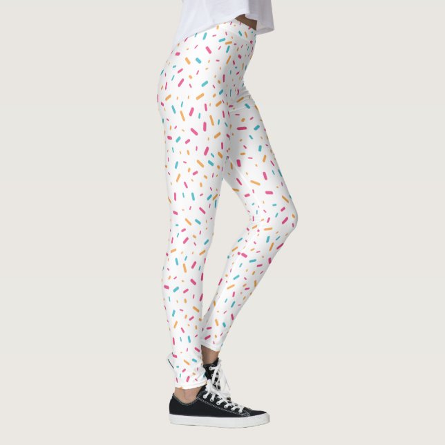Colourful Candy Sprinkles | Custom Leggings (Right)