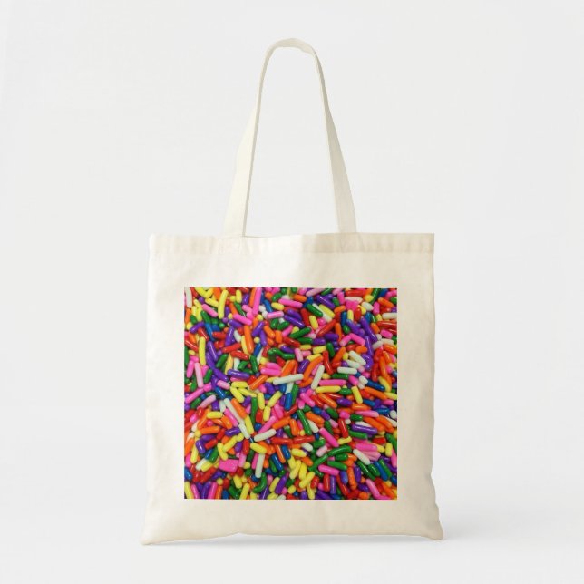 Colourful Candy Sprinkles Tote Bag (Front)