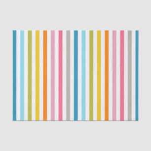 Colourful Candy Striped Tissue Paper