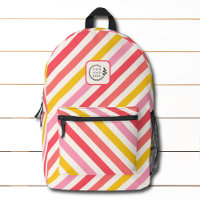 Colourful Candy Stripes Add Logo Corporate