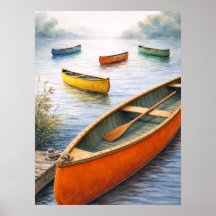 Colourful Canoes