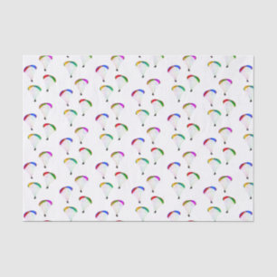 Colourful Canopies - Paraglider Motif Tissue Paper
